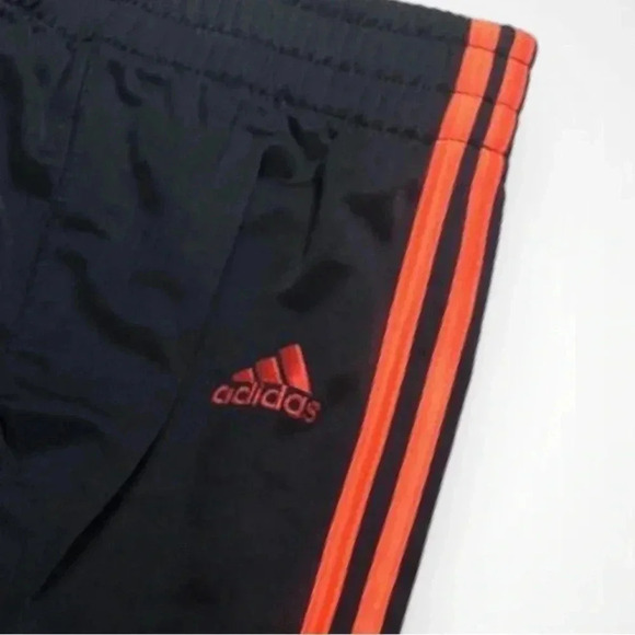 Adidas Orange  3 Stripe Track Pants - Picture 2 of 4